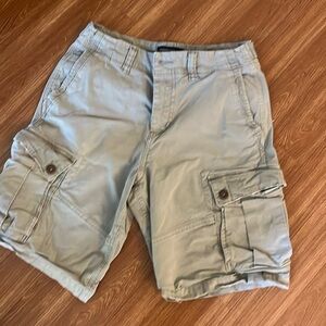 American Eagle Gray Cargo Shorts